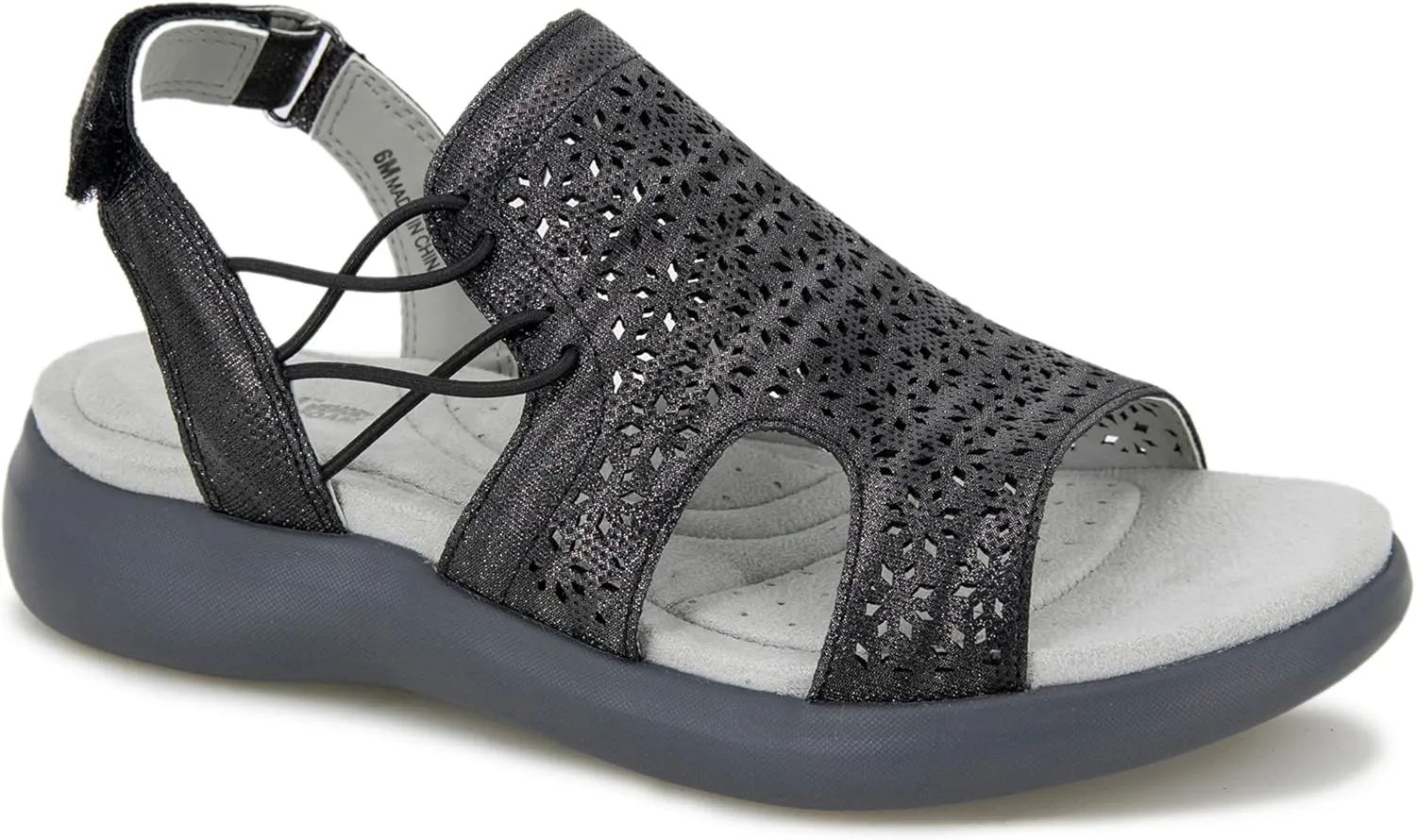JBU Francis Women's Comfort Casual Adjustable Ankle Strap Open Toe Fashion Sandal