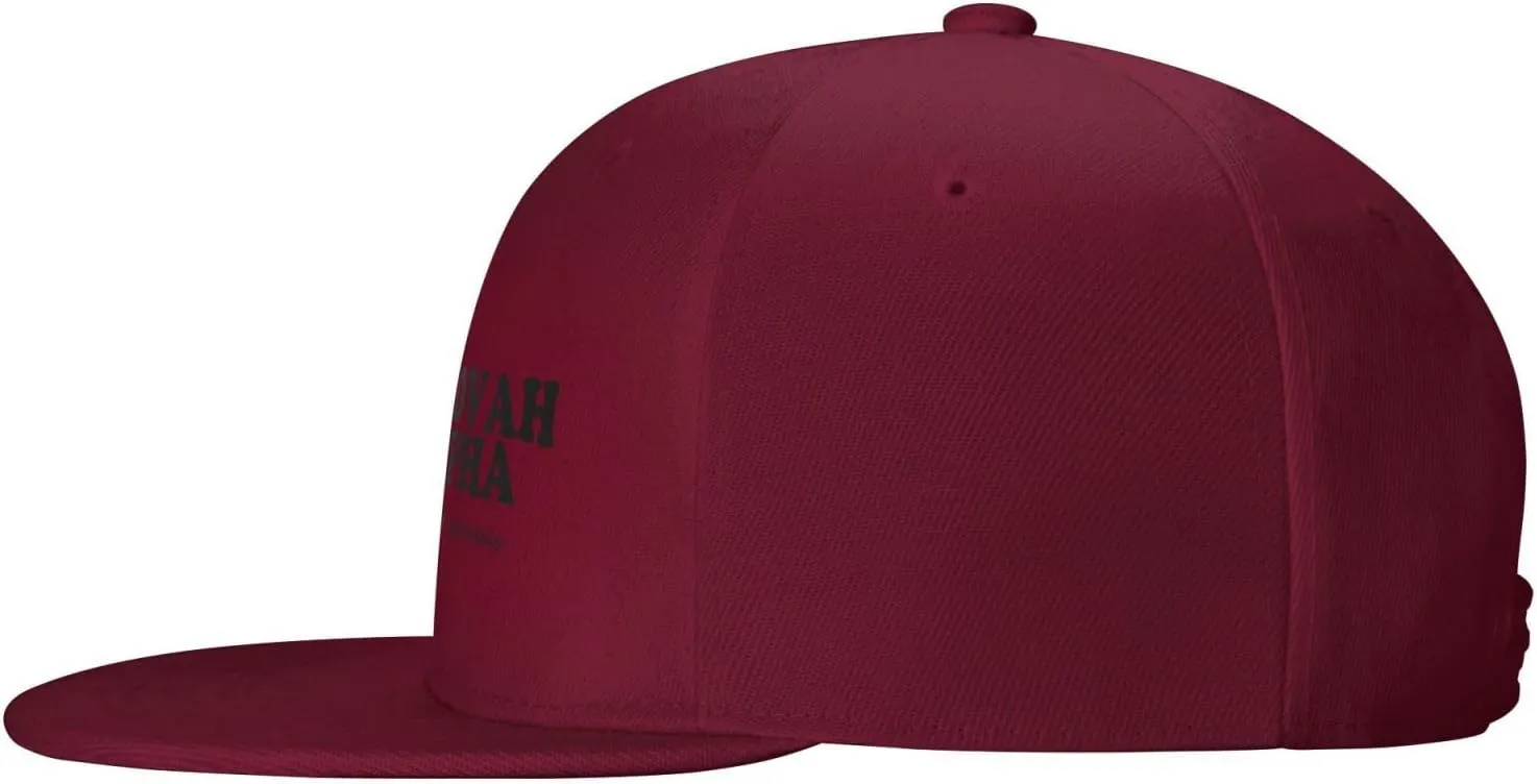 Jehovah Rapha The God Who Heals Flat Brim Baseball Cap,Snapback Hat Adjustable Trucker Hat for Men & Women,Black