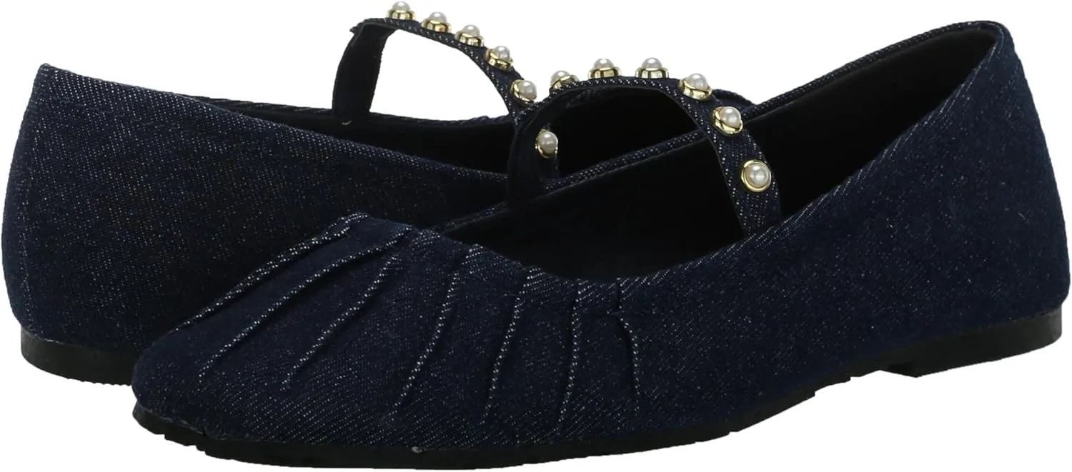 Kenneth Cole REACTION Women's Eimar Pearl Mary Jane Flat