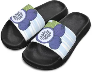 Kid Girls Slides Sandals For Kid Child Slippers Lightweight Non-slip Open Toe Comfy Shower Beach Funny Slide Sandals