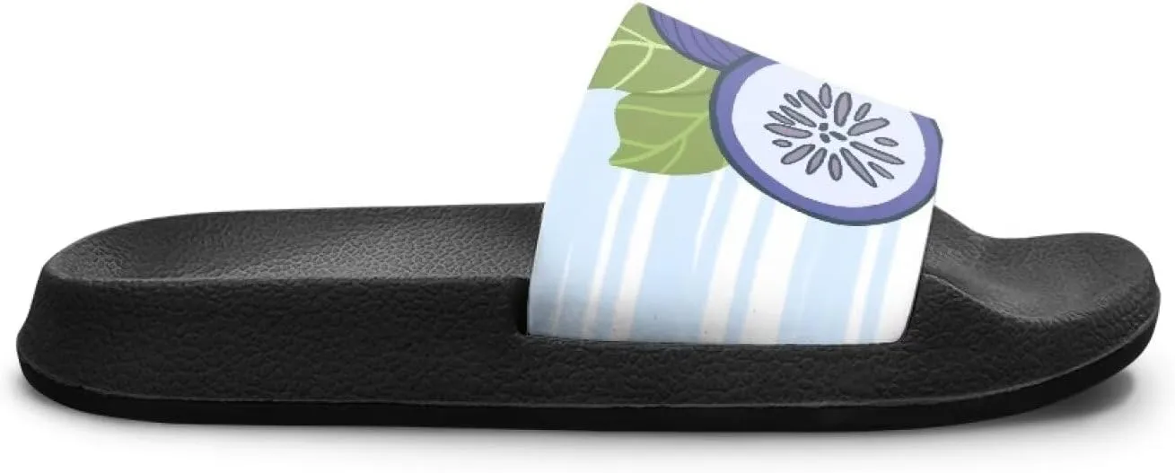 Kid Girls Slides Sandals For Kid Child Slippers Lightweight Non-slip Open Toe Comfy Shower Beach Funny Slide Sandals