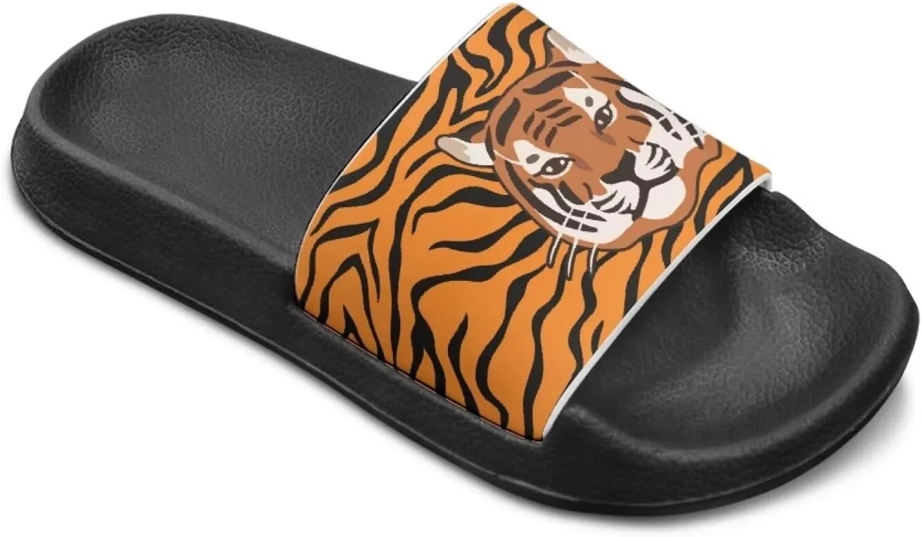 Kids Shower Slides Sandals for Boys Quick Drying Bathroom Indoor Outdoor Sandals Summer Beach Pool Slippers