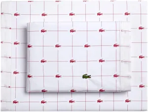 Lacoste Slice Sheet Set, Full, Baroque Rose