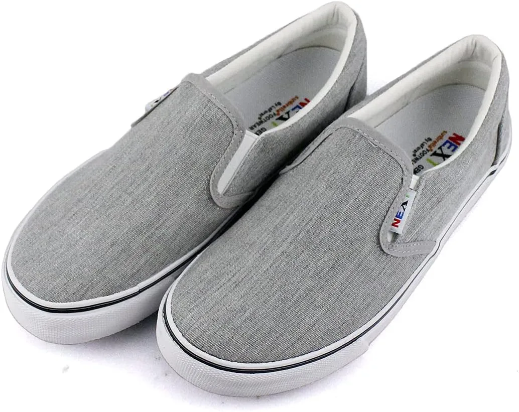 Laforst Mens Sunbrella Cotton Upper Nonslip Slip On Flat Fashion Shoes