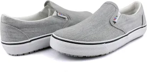Laforst Mens Sunbrella Cotton Upper Nonslip Slip On Flat Shoes Grey