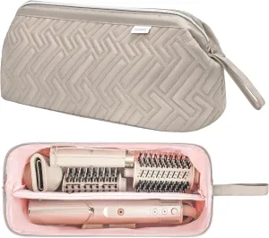 Leudes Hair Tools Travel Bag for Shark Flexstyle Carrying Case Portable Shark Hair Air Wrap Dryer Case Waterproof Dustproof Flat Curling Iron Travel Organizer