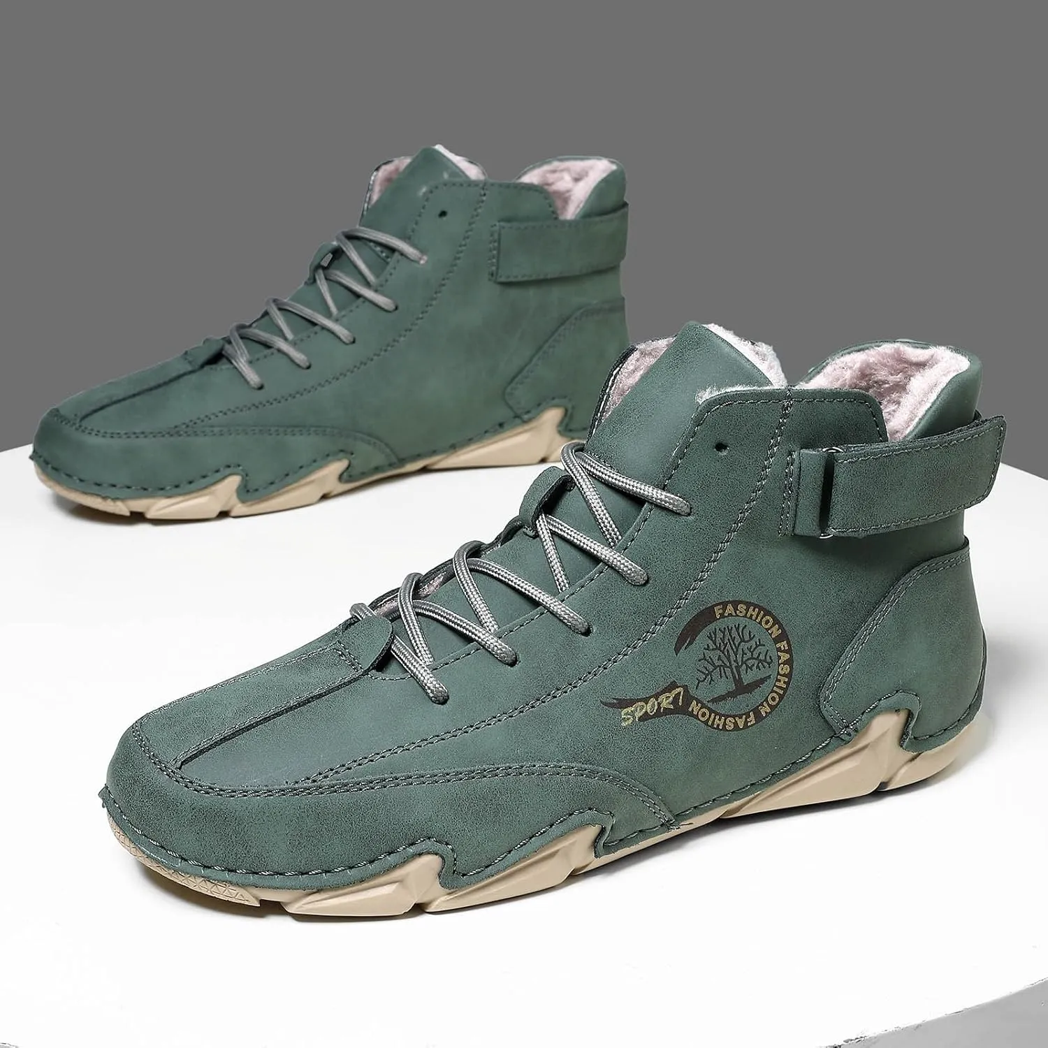 Lightweight Shoes Winter Pull On Outwear Fashionable Classic Short Boots PU Breathable Cool Boots
