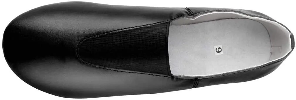 Linodes Leather Jazz Shoe Slip On (Toddler/Little Kid/Big Kid) with Elastic Top Piece