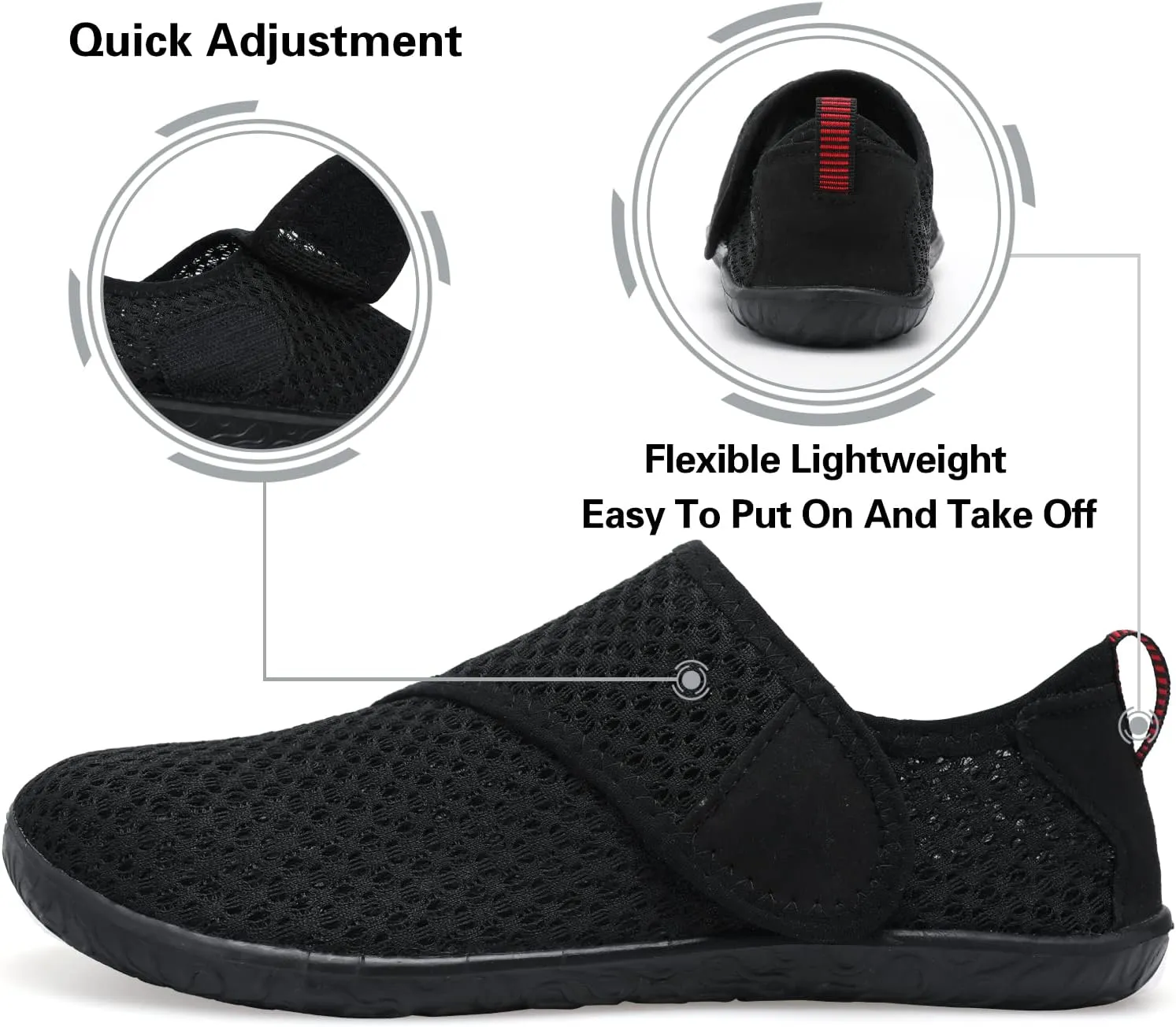 Lisdwde Women Men Water Shoes Quick Dry Breathable Aqua Sock Shoe for Summer Pool Swimming Beach Diving Walking