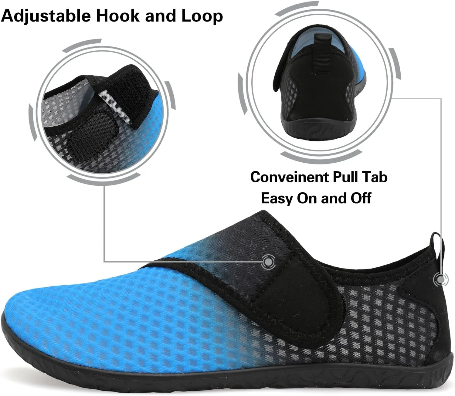 Lisdwde Women Men Water Shoes Quick Dry Breathable Aqua Sock Shoe for Summer Pool Swimming Beach Diving Walking