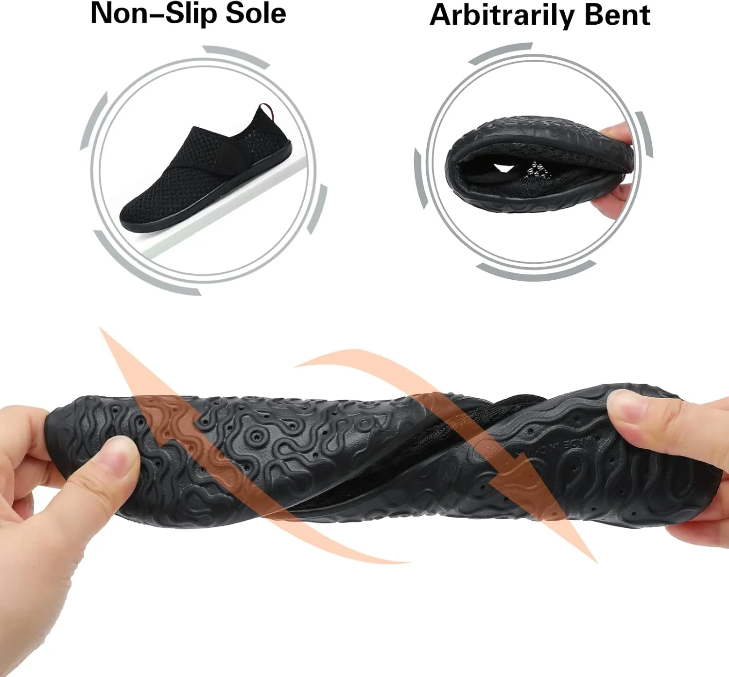 Lisdwde Women Men Water Shoes Quick Dry Breathable Aqua Sock Shoe for Summer Pool Swimming Beach Diving Walking