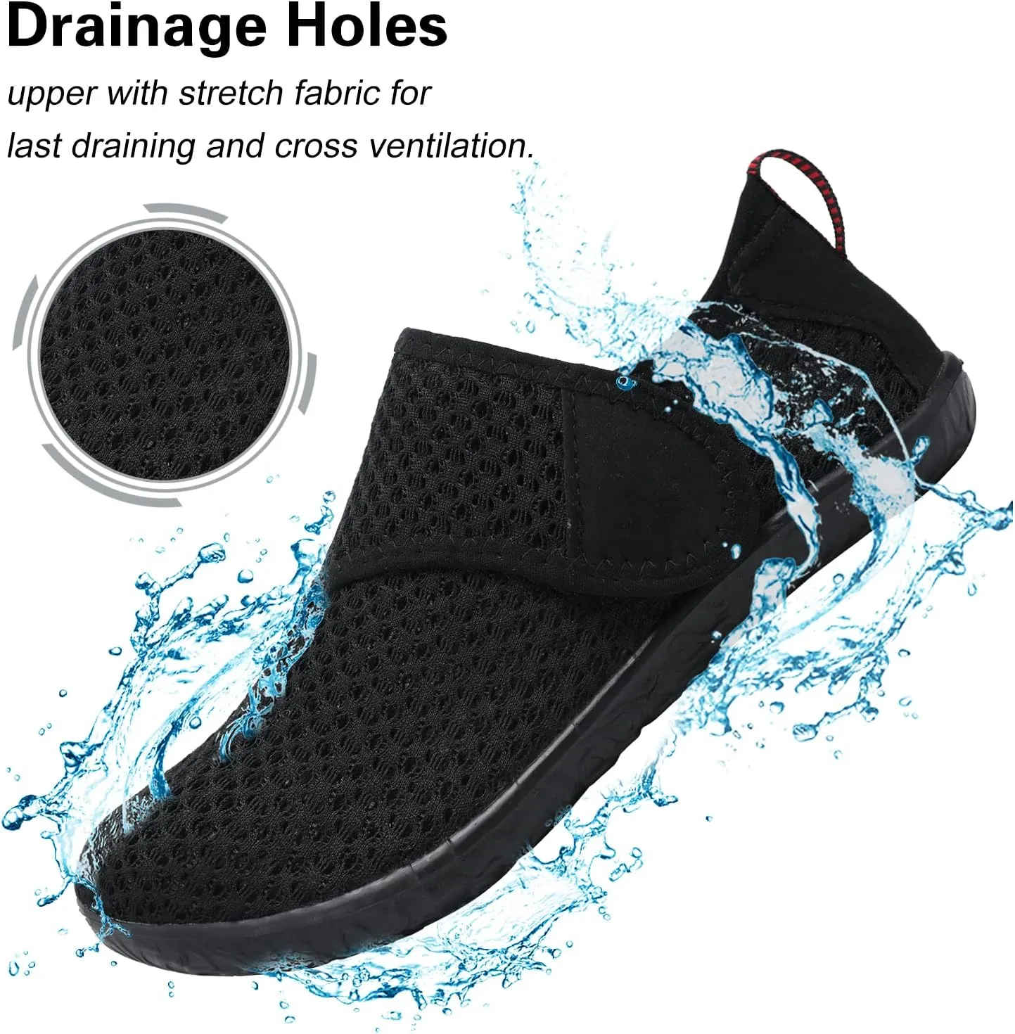 Lisdwde Women Men Water Shoes Quick Dry Breathable Aqua Sock Shoe for Summer Pool Swimming Beach Diving Walking