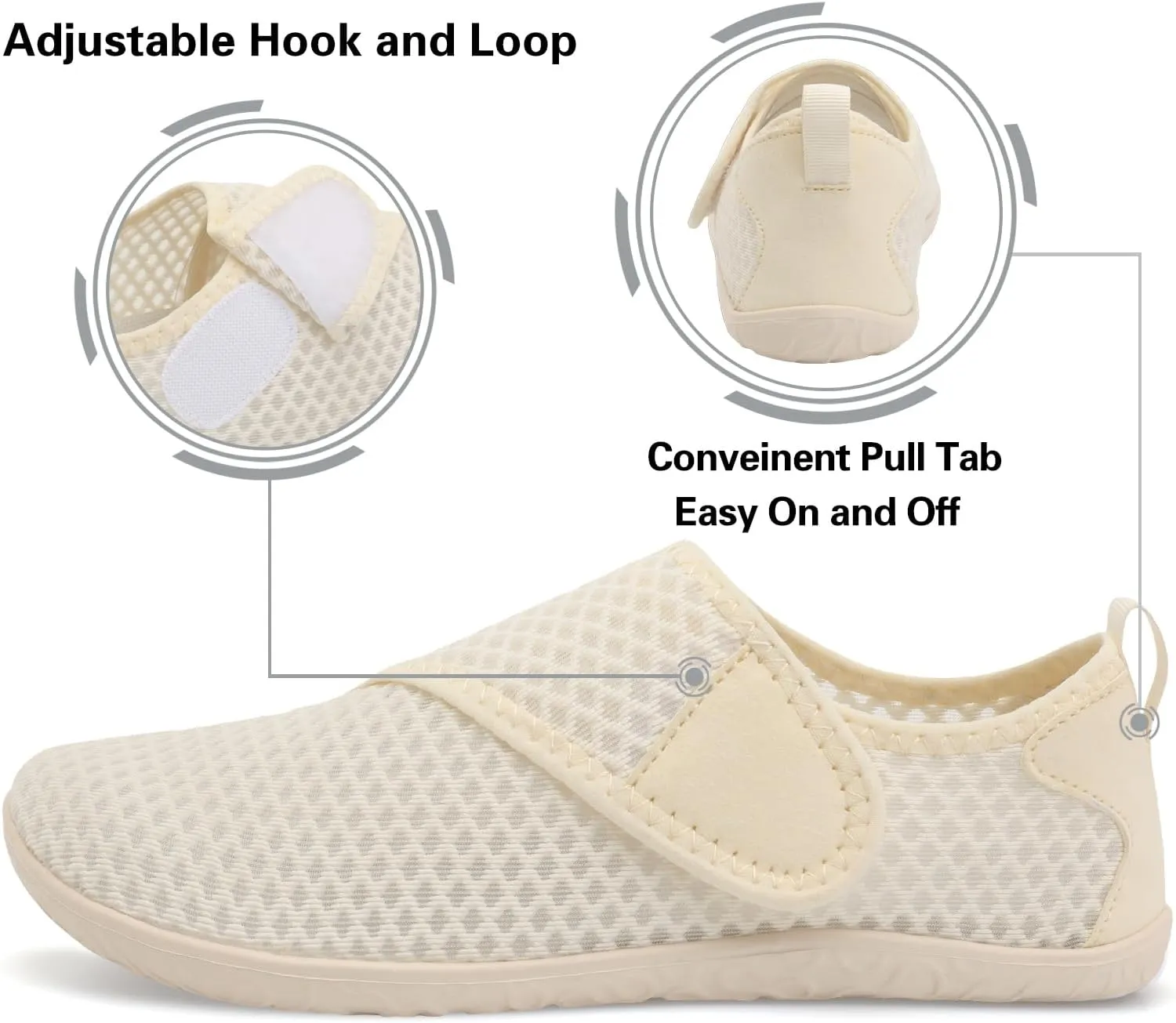 Lisdwde Women Men Water Shoes Quick Dry Breathable Aqua Sock Shoe for Summer Pool Swimming Beach Diving Walking