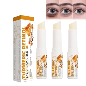 Lumibalm For Under Eye Bags, Lumi Balm For Under Eye Bags, Lumibalm, Lumibalm Eye Bags, Lumistick for Eye Bags, Turmeric Eye Cream Stick, Lumistick Eye Cream Stick (3 PCS, 1)