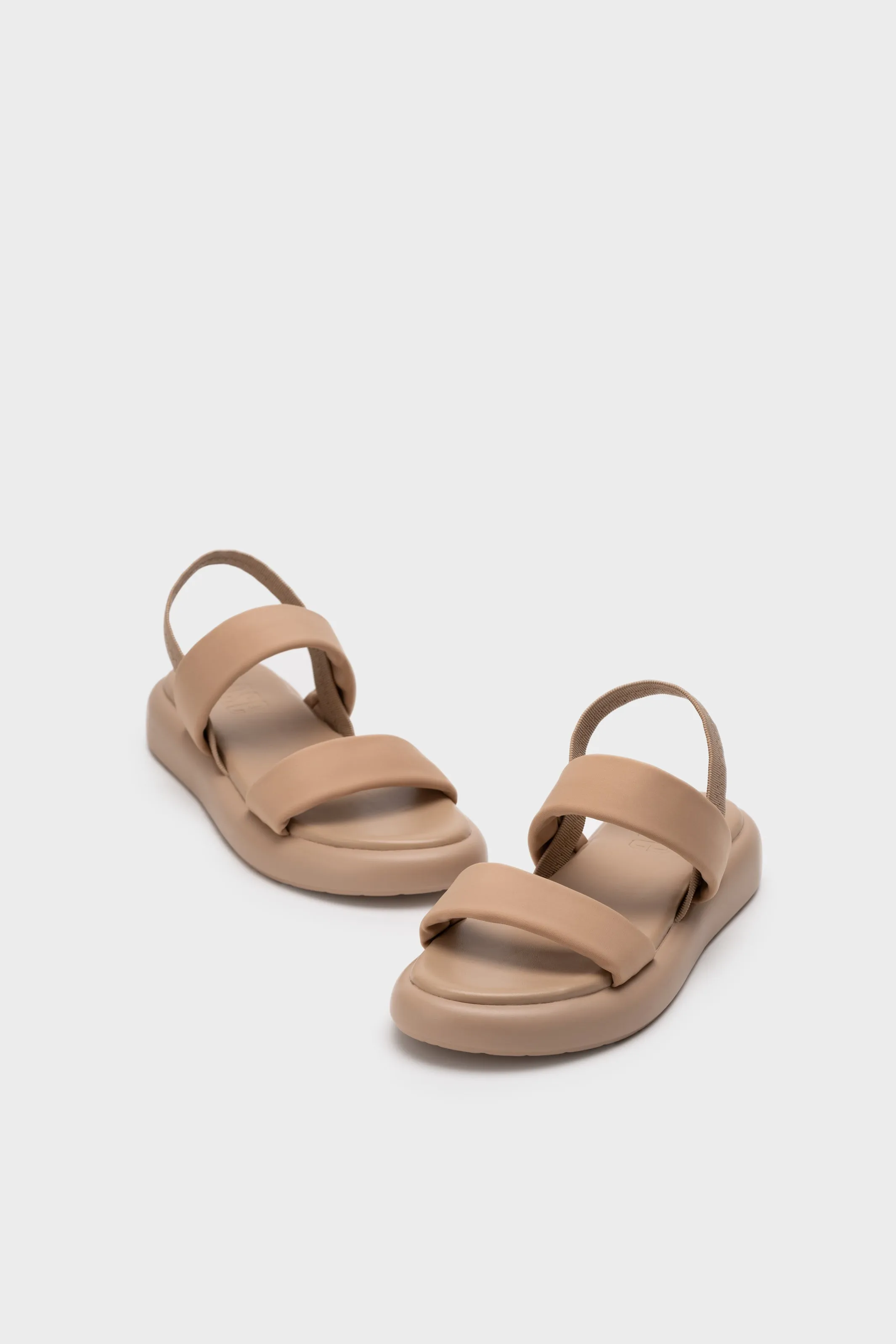 LYCRA PADDED STRAPPY FLATFORM SANDAL