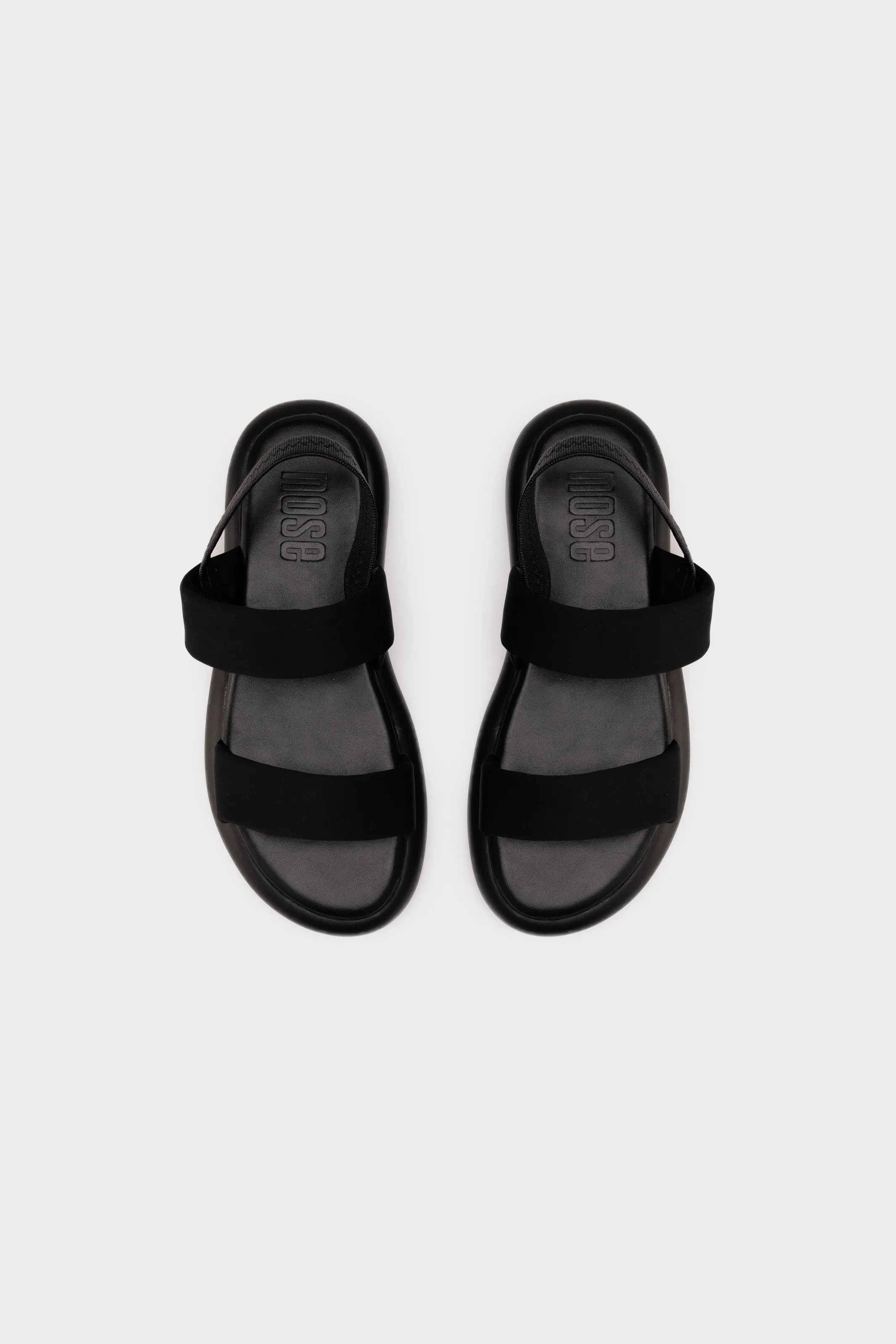 LYCRA PADDED STRAPPY FLATFORM SANDAL