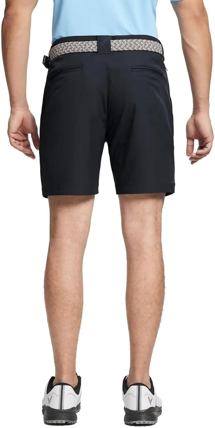 M MAELREG Golf Shorts Men 7 inch 9 inch Quick Dry Stretch Waist Moisture Wicking Water-Repellent Flat Front Flex Mens Shorts