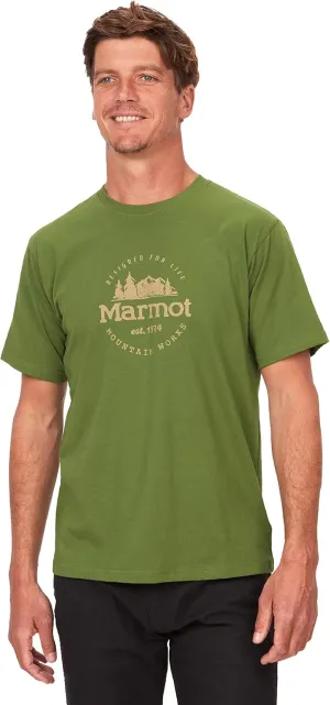 MARMOT Men's Logo T-Shirts - Printed Graphic on Cotton Tee
