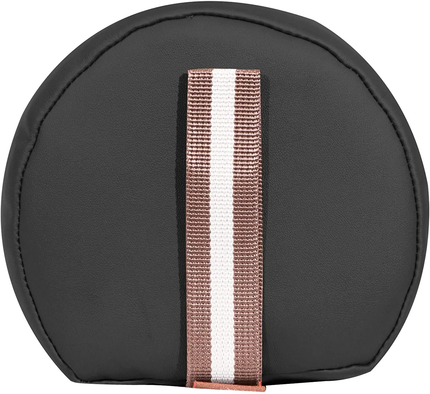 Master Massage Massage Bolster,Pillow Cushion, PU Upholstery, 100% Memory Foam, for Massage/Spa/Beauty/Tattoo/Back Pain Relief, (6" 3/4-round, Black)
