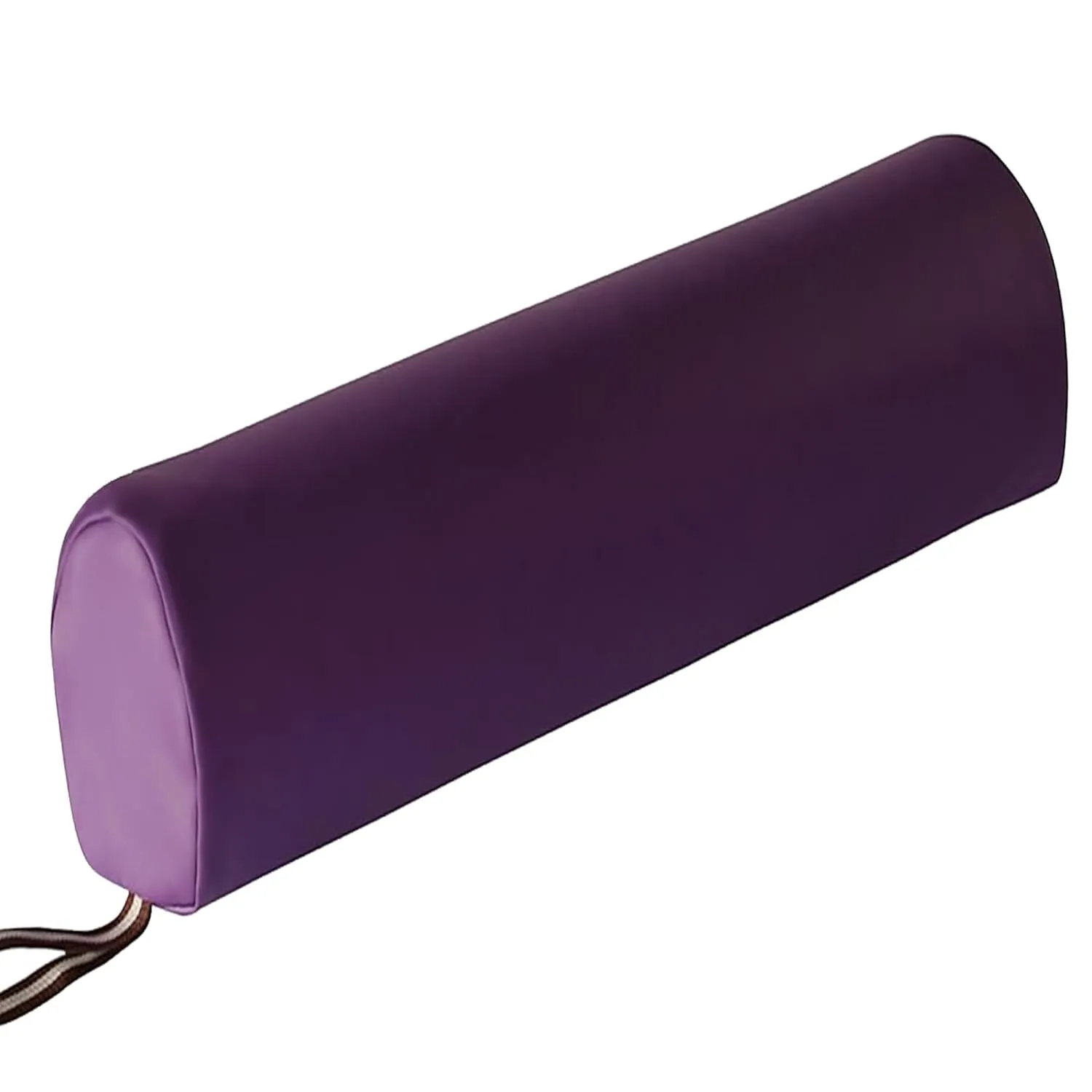 Master Massage Massage Bolster,Pillow Cushion, PU Upholstery, 100% Memory Foam, for Massage/Spa/Beauty/Tattoo/Back Pain Relief, (6" 3/4-round, Purple)