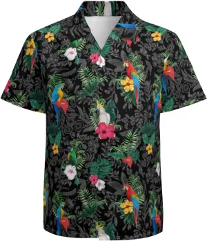 Mens Hawaiian Shirts Short Sleeve Button Up Beach Shirts