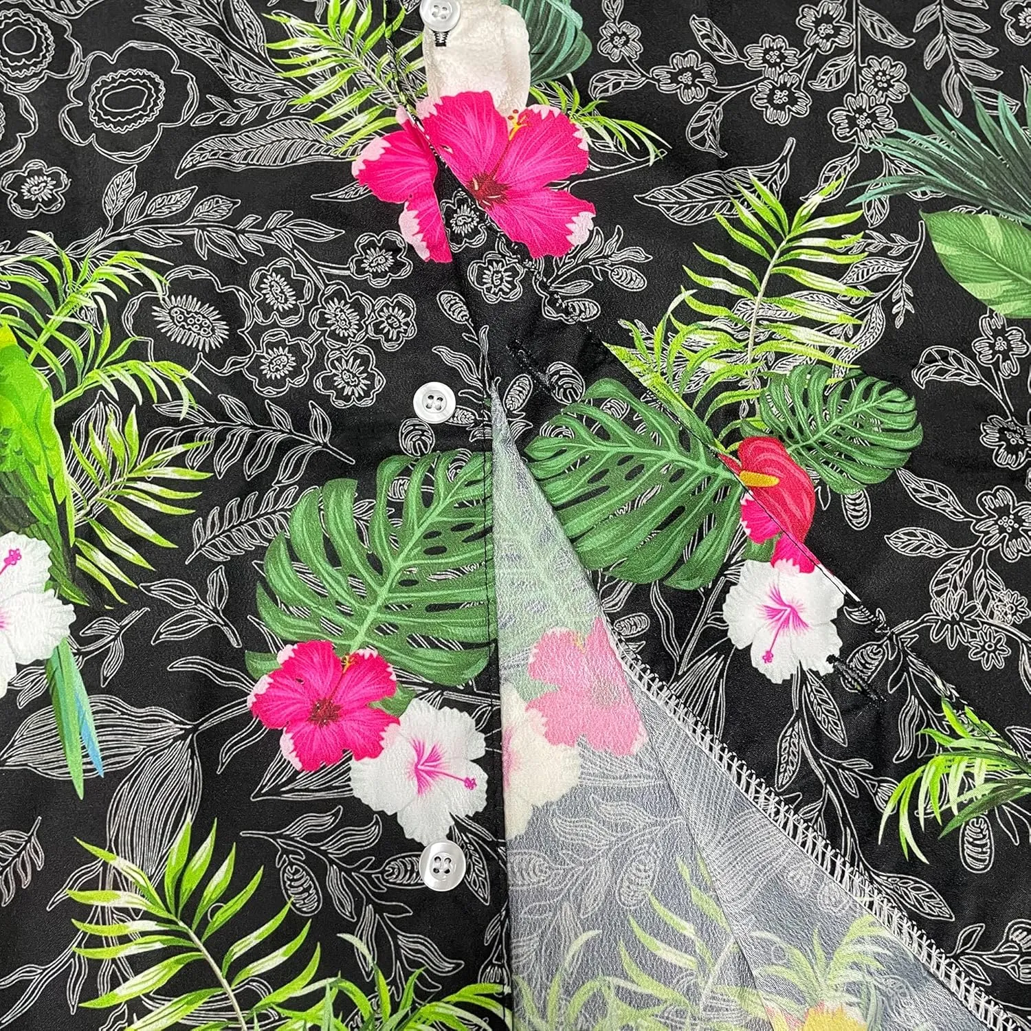 Mens Hawaiian Shirts Short Sleeve Button Up Beach Shirts