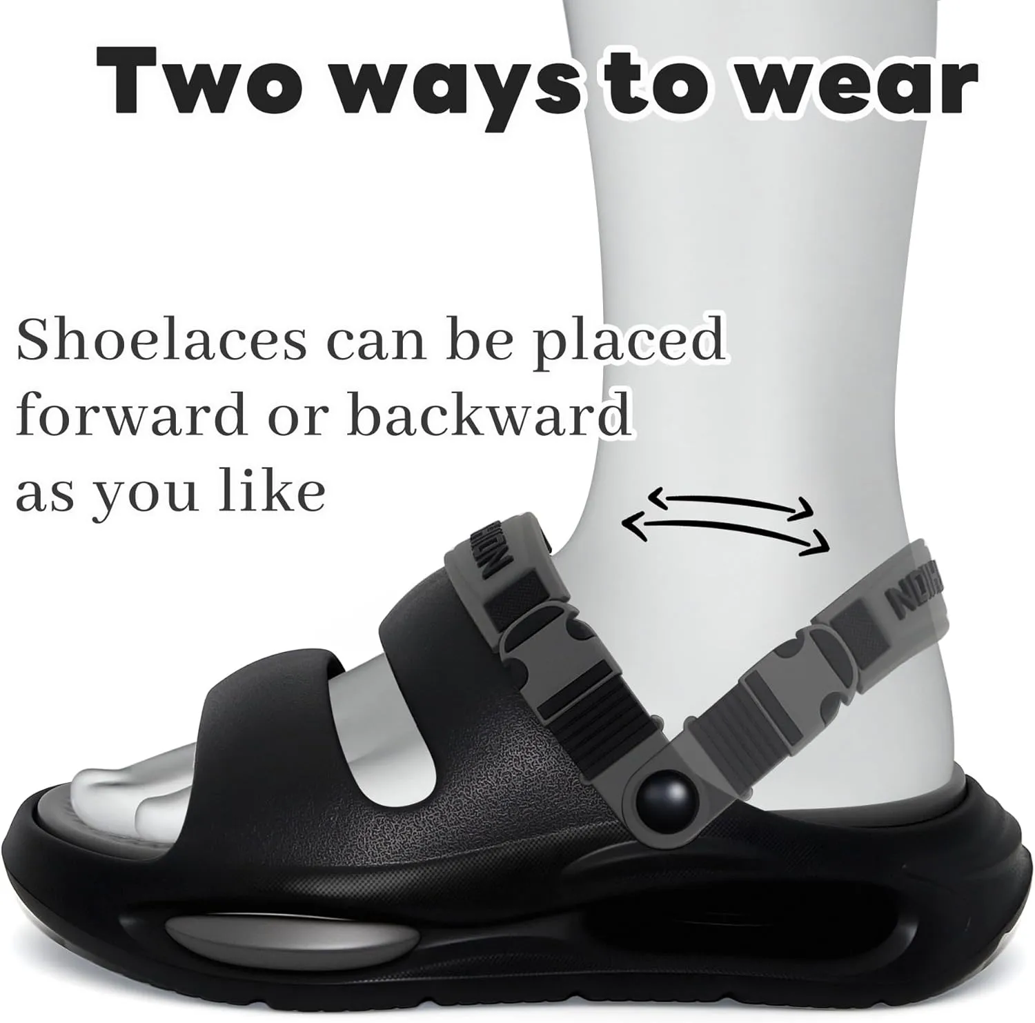 Men's Slide Sandals Indoor and Outdoor, Casual Platform Slide Sandals for Men Spring Summer, Lightweight Comfortable Cushioned Open Toe Men’s Slippers Shoes