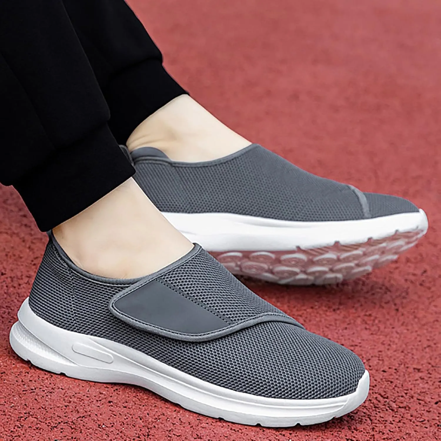 Mens Slip On Men's Shoes Light Breathable Walking Shoes Sneakers Casual Running Jogging