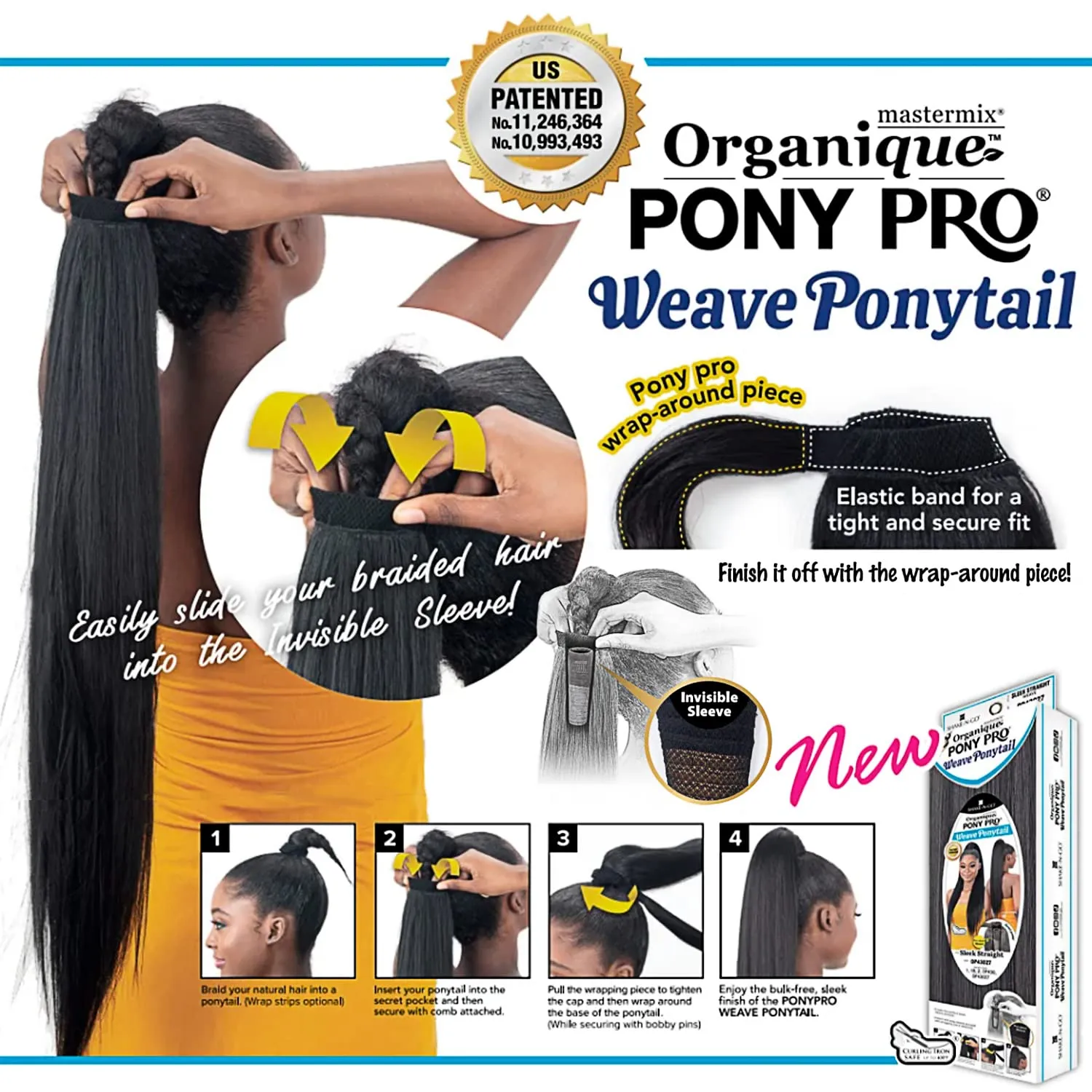 Milky Way Weave Organique Pony Pro Ponytail Sleek Straight (OP430)