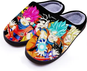 MOTOFUTURE Mens Womens Soft Warm House Non-slip Foam Slippers, Cosplay Japanese Anime House Slippers, Gifts for Adult Kids