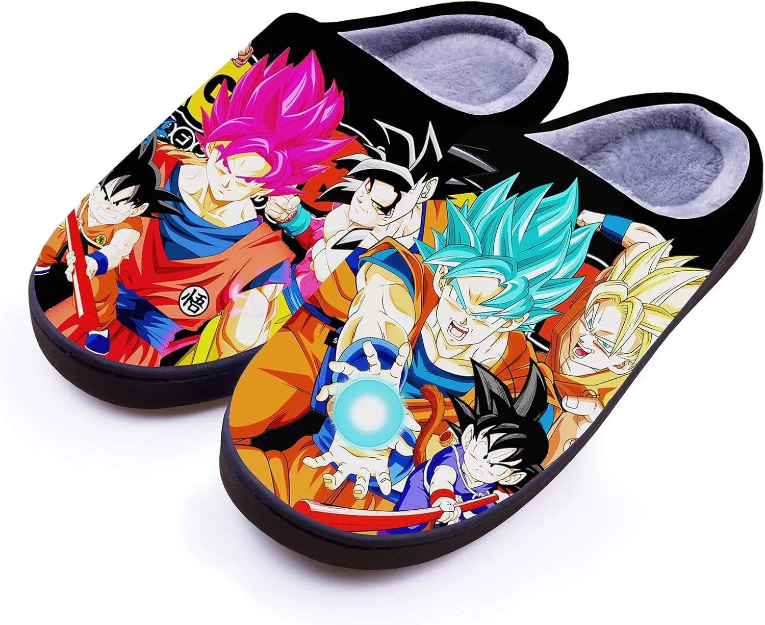 MOTOFUTURE Mens Womens Soft Warm House Non-slip Foam Slippers, Cosplay Japanese Anime House Slippers, Gifts for Adult Kids