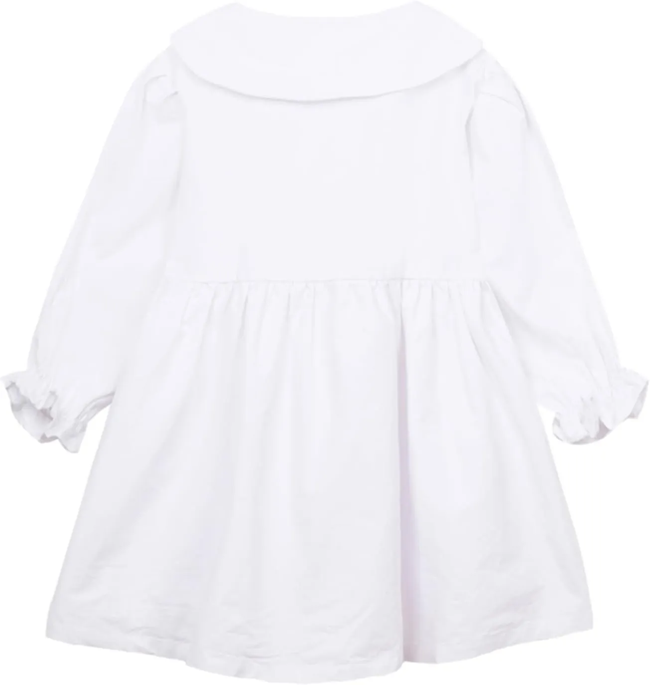 Mud Kingdom Girls Drees Peter Pan Collar Ruffle Lace Collared Long Sleeve Dress 2-8 Years