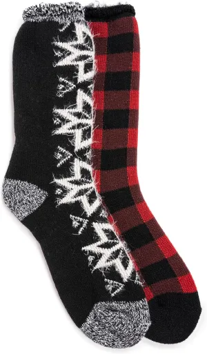MUK LUKS Women's 2 Pair Pack Heat Retainer