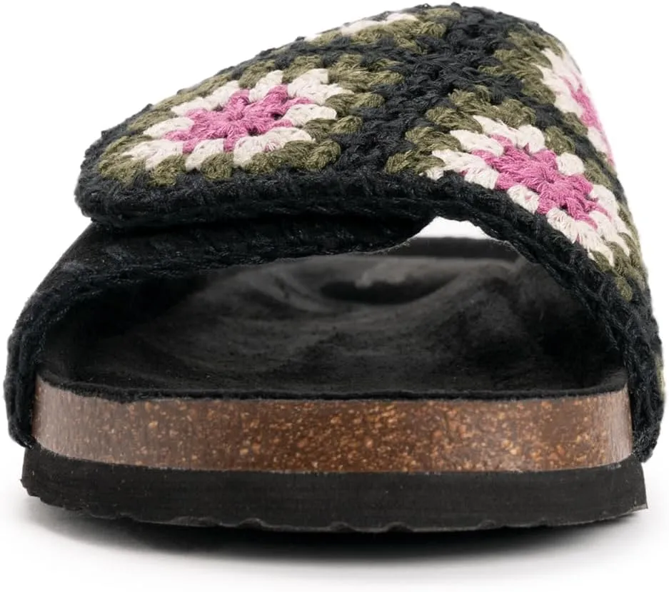 MUK LUKS Women's Gigi Crochet Sandal