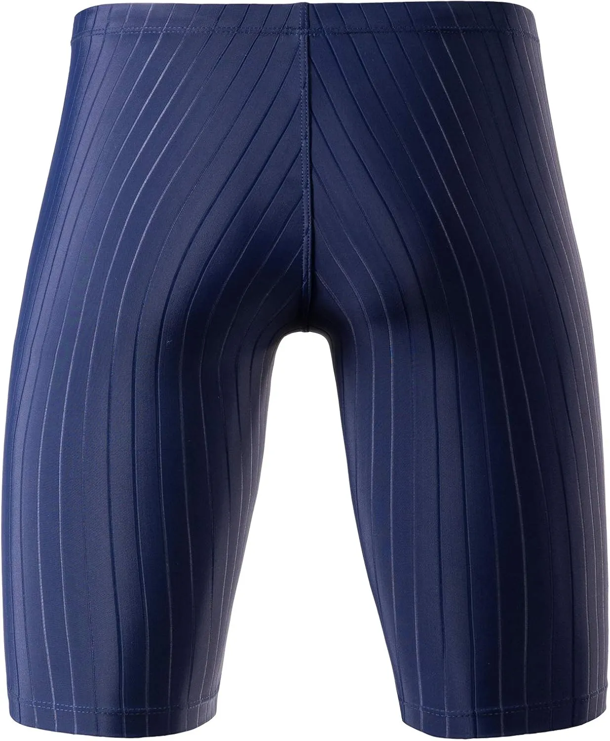 MY KILOMETRE Men's Swimsuit Jammer Solid Swim Jammers Endurance Long Racing Training Swimsuit