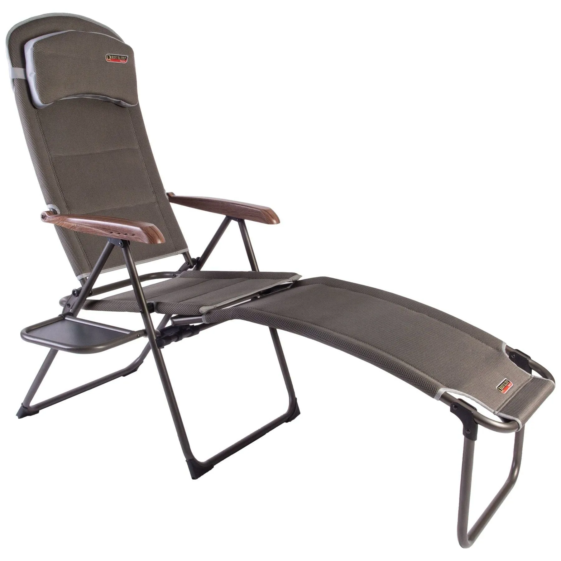 Naples Pro Recline Camping Chair with side table F1321