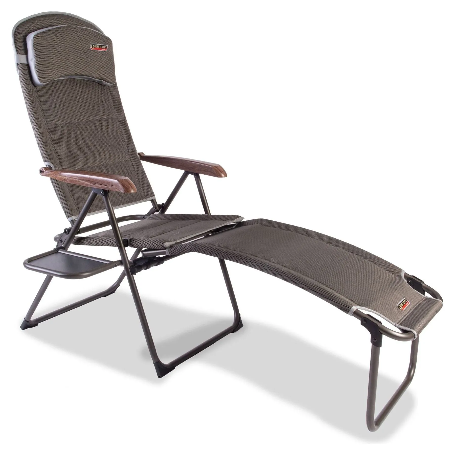 Naples Pro Recline Camping Chair with side table F1321