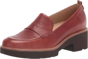 Naturalizer Women's Darry Slip-On Lightweight Lug Sole Heeled Loafer