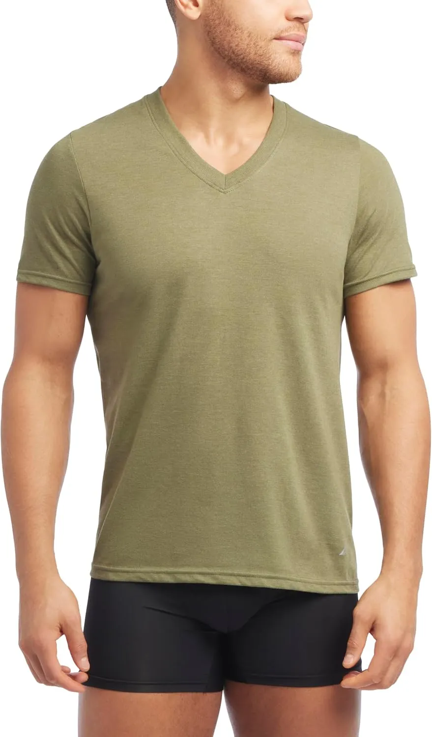 Nautica Men's 3-Pack Heathered V-Neck T-Shirt