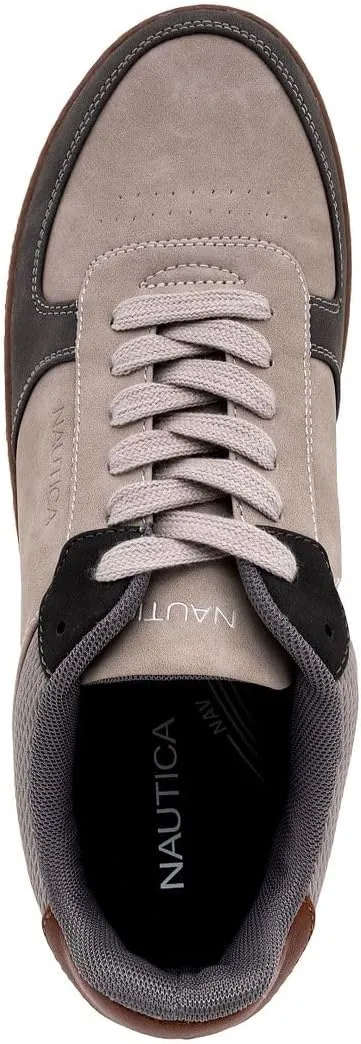 Nautica Men's Classic Lace-Up Low Top Fashion Sneaker Loafer - Stylish and Comfortable Casual Shoe