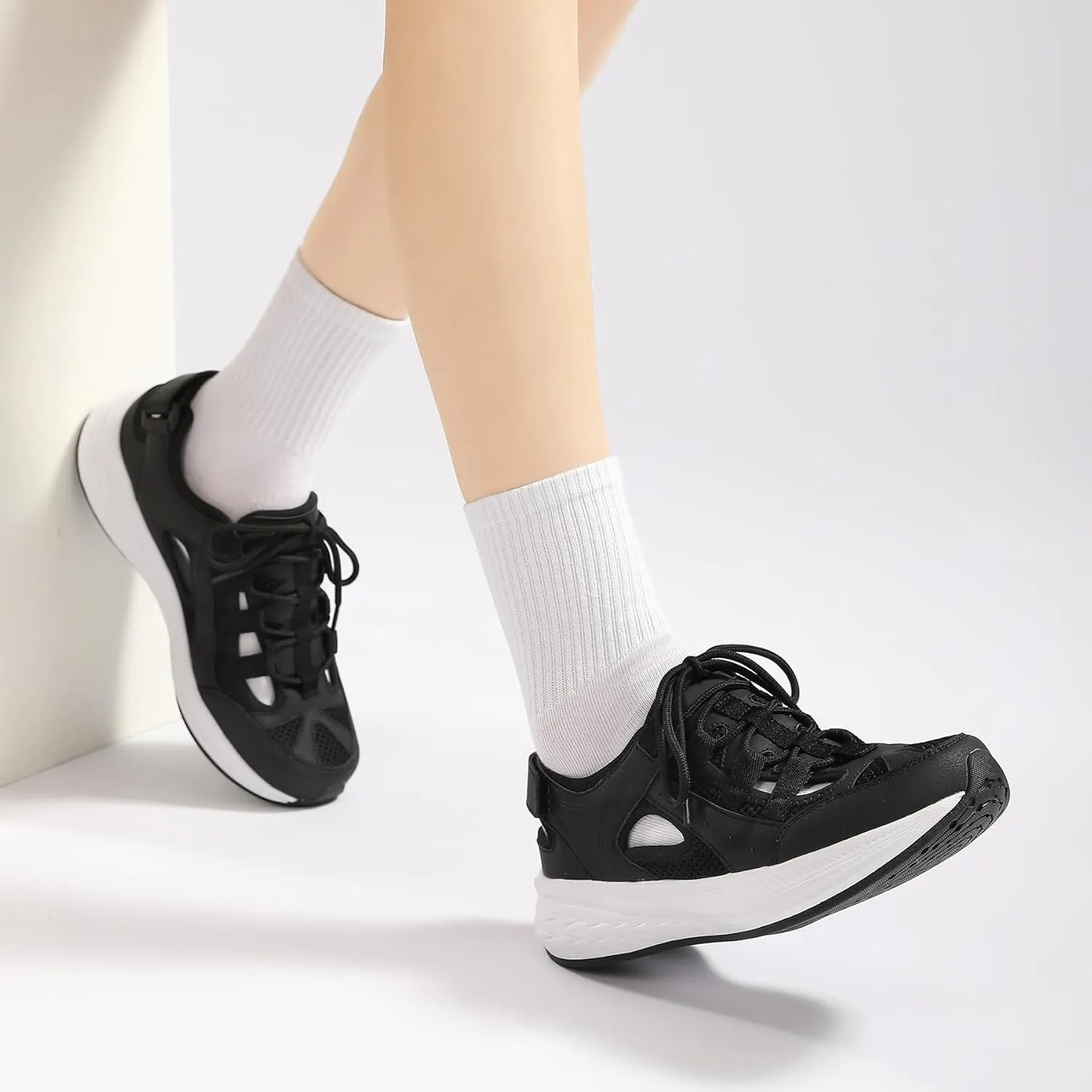 NEOTO Womens Athletic Sandal Walking Shoes Breathable Lightweight Adjustable Sport Comfortable