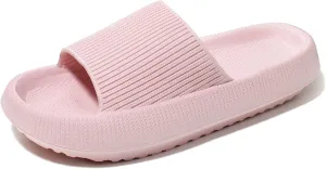 NewDenBer Cloud Slides Slippers for Women and Men Soft Cushioned Thick Sole Shower Bathroom Indoor Outdoor House Slide Sandals