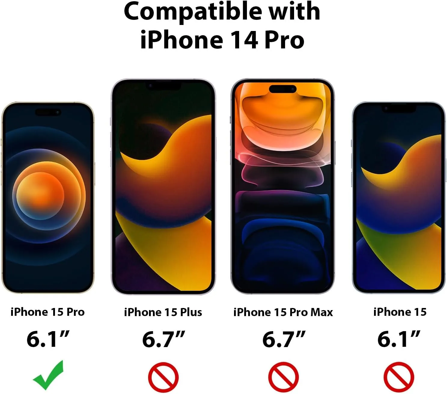 Nillkin for iPhone 15 Pro Case with Camera Cover, Compatible with MagSafe, CamShield Pro Magnetic 15 Pro 5G Car Mount Case 6.1’’ (Black, for iPhone 15 Pro)