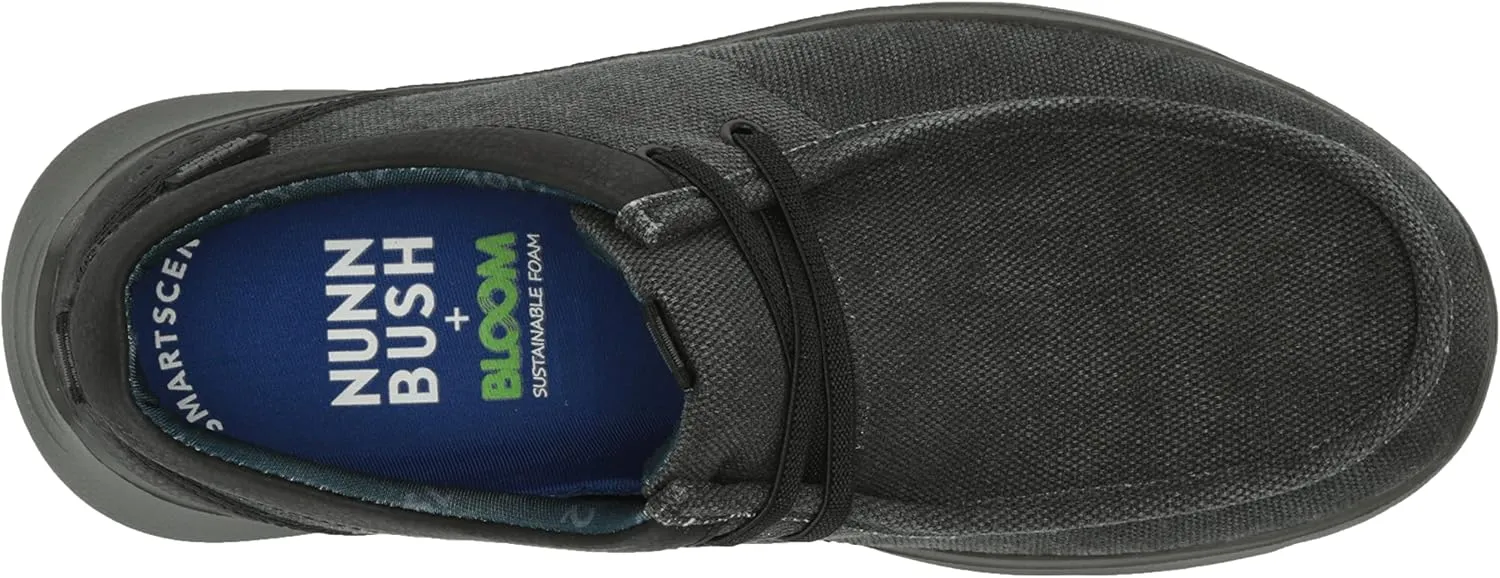 Nunn Bush Men's Bushwacker Moccasin Toe Slip-on Canvas Loafer Lightweight Casual Shoe