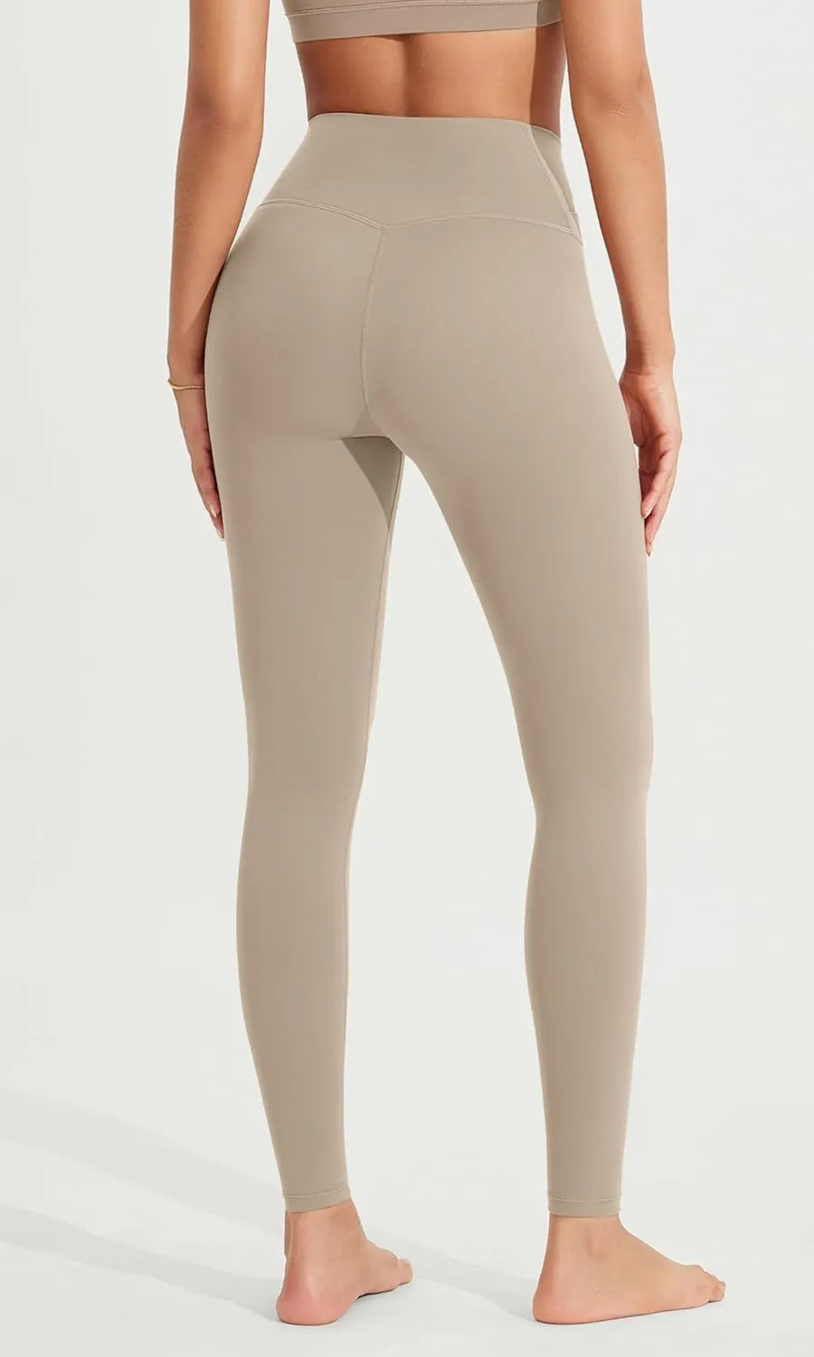 ODODOS ODCLOUD Crossover 7/8 Leggings with Back Pocket for Women, 23" / 25" / 28" V High Wasit Lounge Yoga Pants