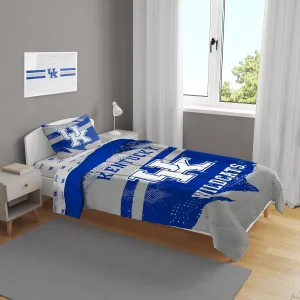 Pegasus Sports NCAA Slanted Stripe 4 PC Twin Bed in a Bag