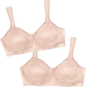 Playtex Women's Wireless Bra, 18 Hour Plus-Size Bras Available, Ultimate Lift, Moisture-Wicking, Single or 2-Pack