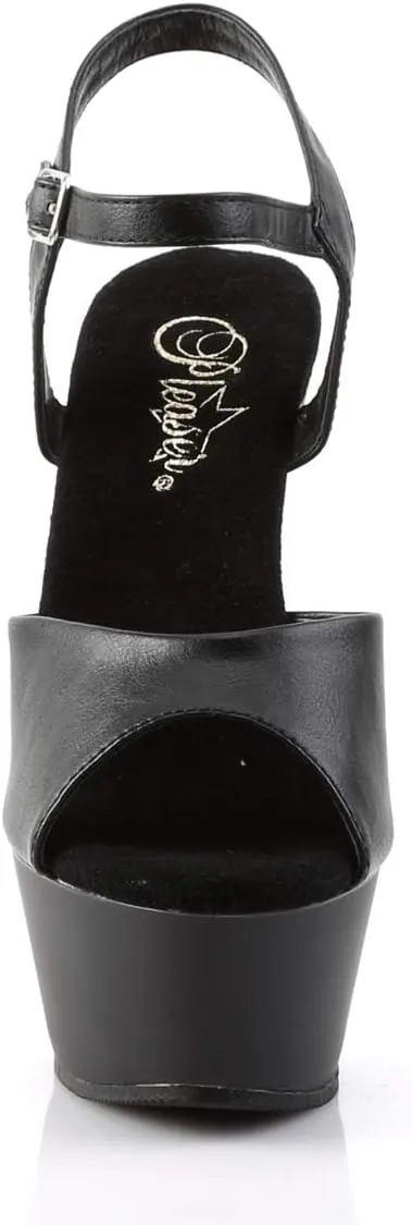 Pleaser Women's Kiss-209 Ankle-Strap Sandal