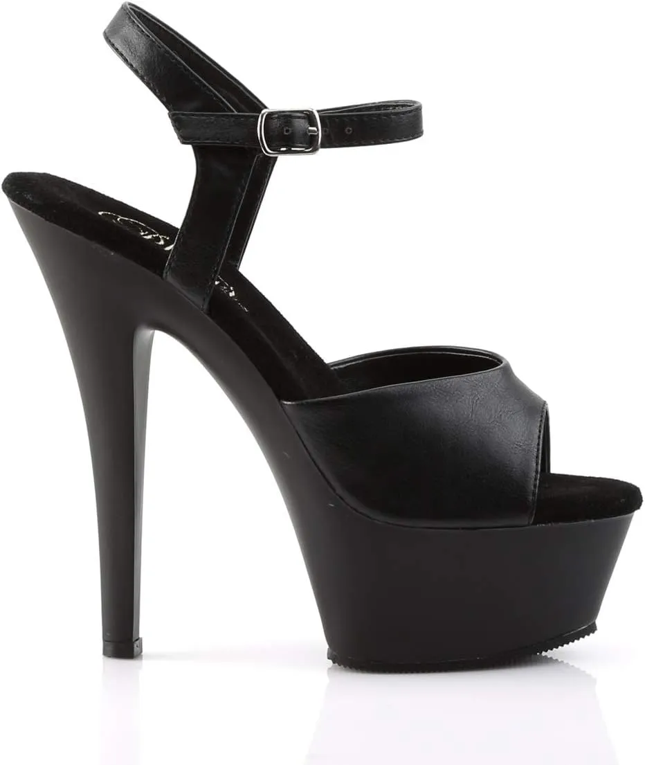 Pleaser Women's Kiss-209 Ankle-Strap Sandal