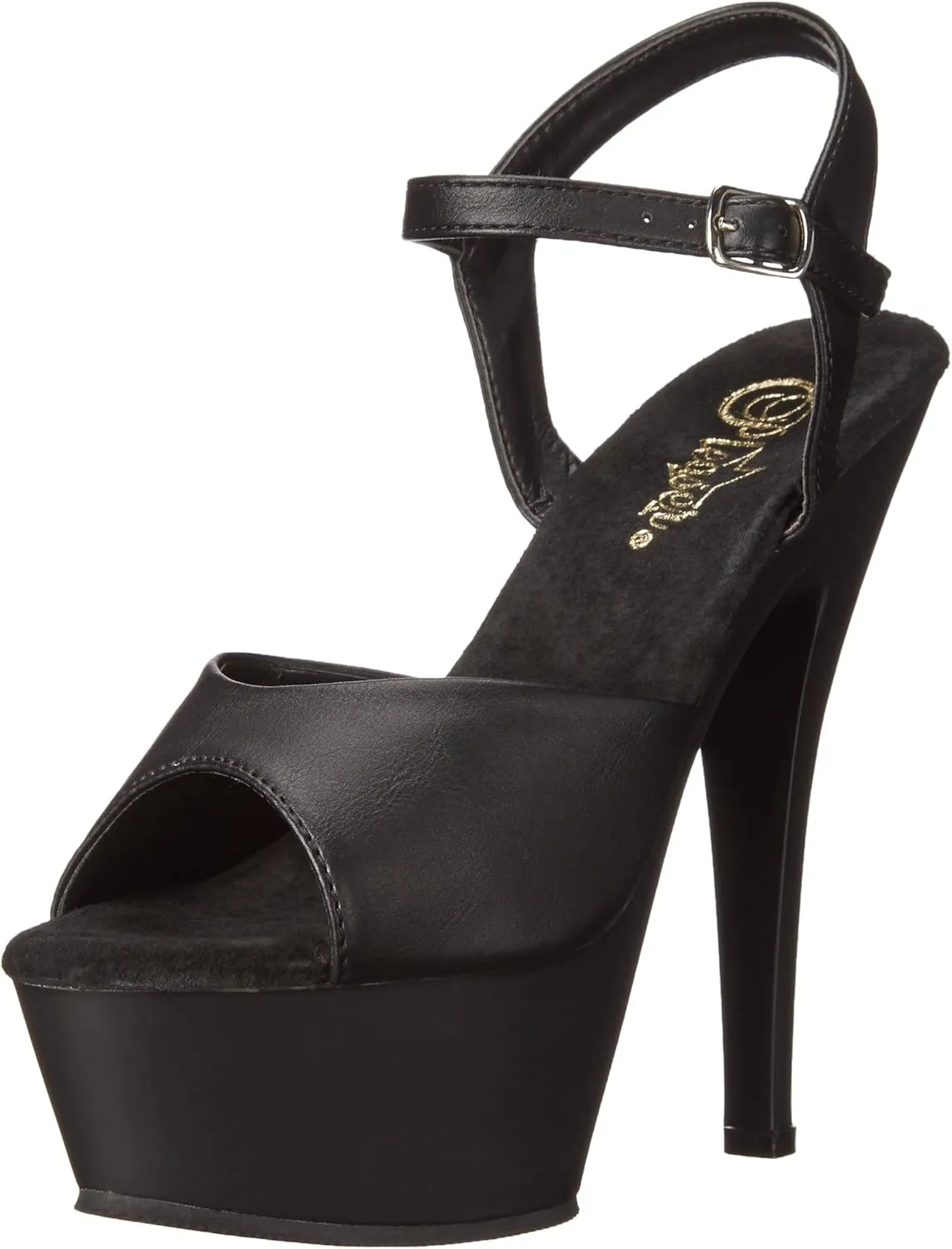 Pleaser Women's Kiss-209 Ankle-Strap Sandal